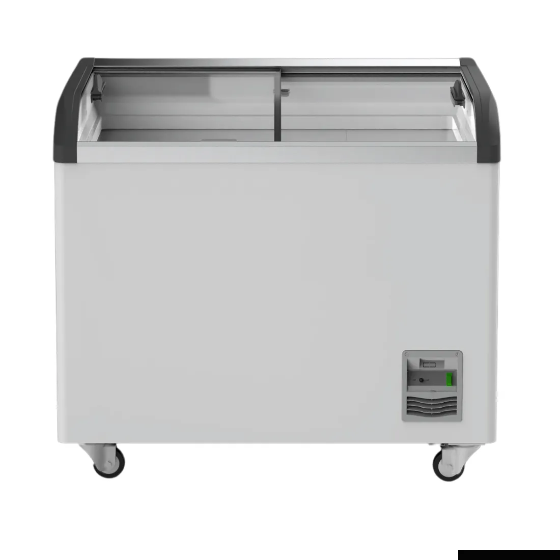 2NDs: Thermaster Heavy Duty Supermarket Glass Sliding Lid Freezers 306L - SD-306K-NSW1988