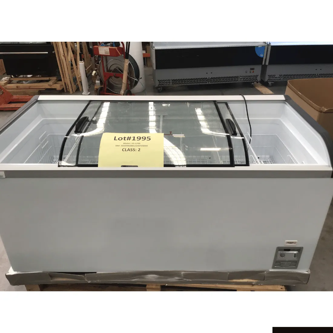 2NDs: Thermaster Heavy Duty Supermarket Glass Sliding Lid Freezers 576L - SD-576K-NSW1995