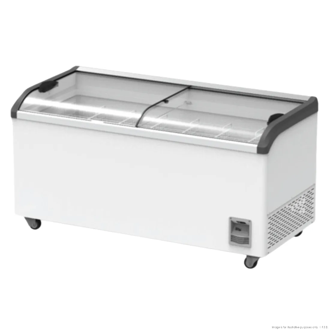 2NDs: Thermaster Heavy Duty Supermarket Glass Sliding Lid Freezers 576L - SD-576K-NSW1995