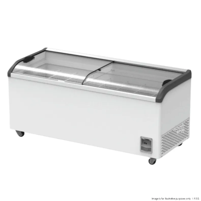 2NDs: Thermaster Heavy Duty Supermarket Glass Sliding Lid Freezers 636L - SD-666K-NSW1940
