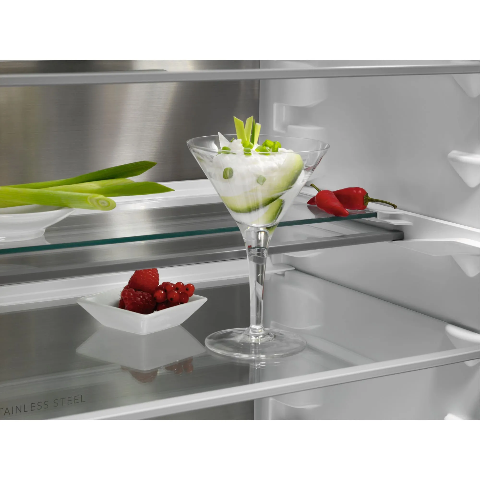AEG 8000 TSC8M181CS Integrated Frost Free Fridge Freezer with Sliding Door Fixing Kit - White - C Rated