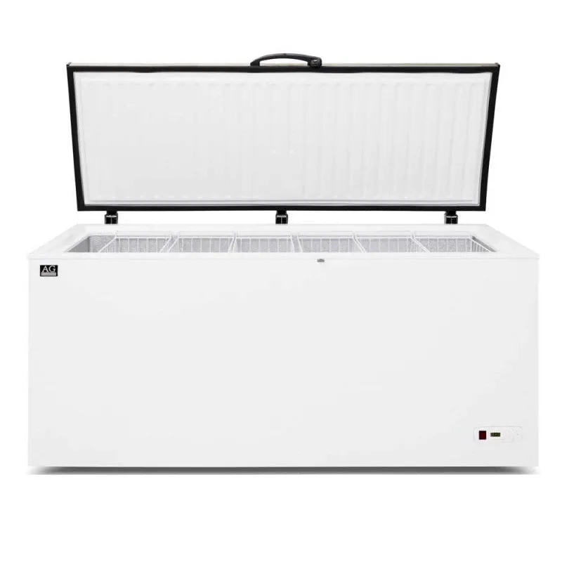AG Stainless Lid Chest Freezer - 550 Litres