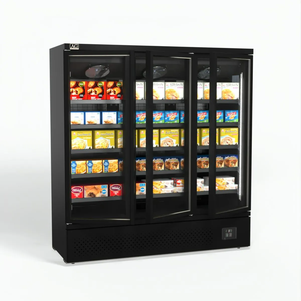 AG Supermarket Three Doors Upright Display Freezer