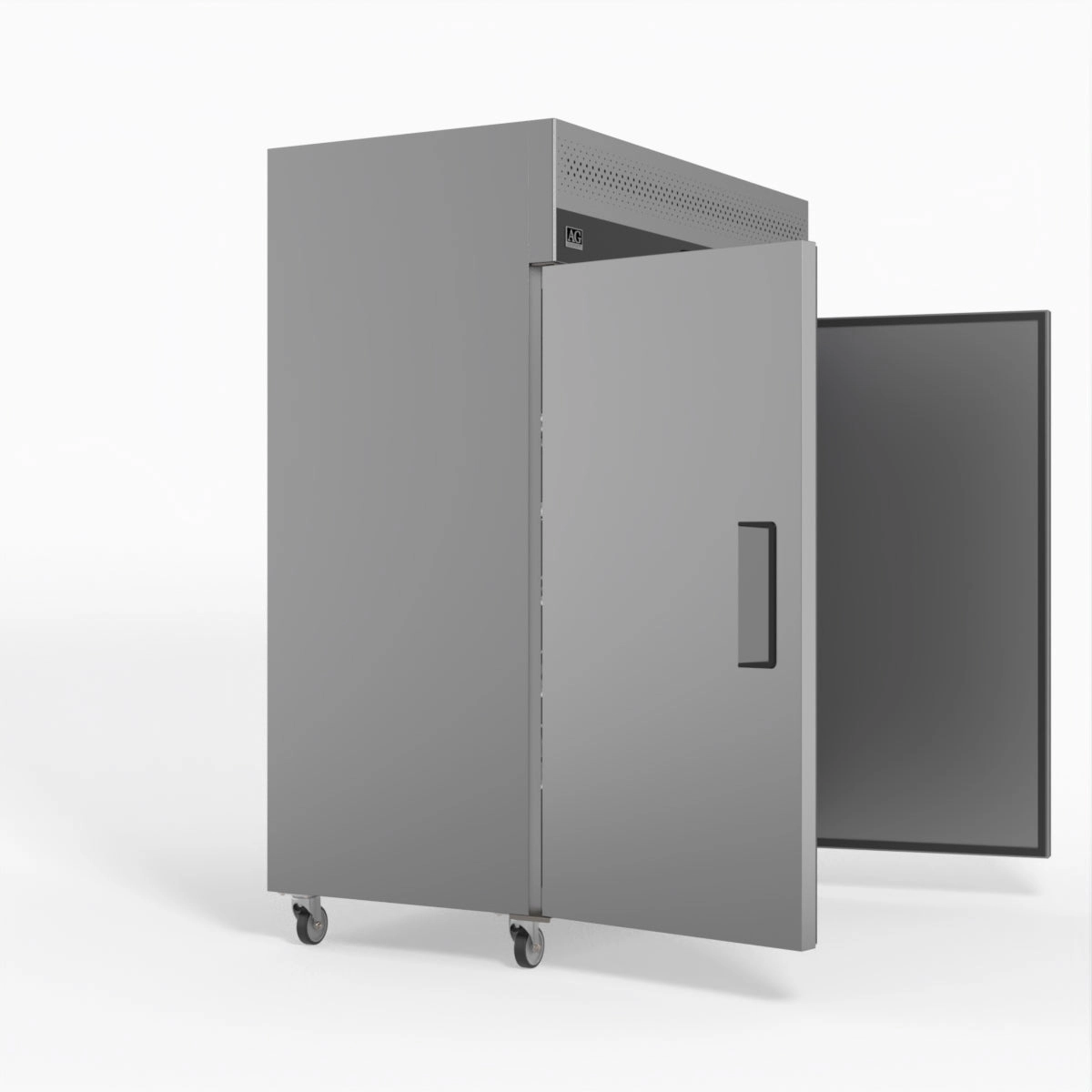 AG 1300 Litre Upright Double Door Stainless Steel Door Freezer