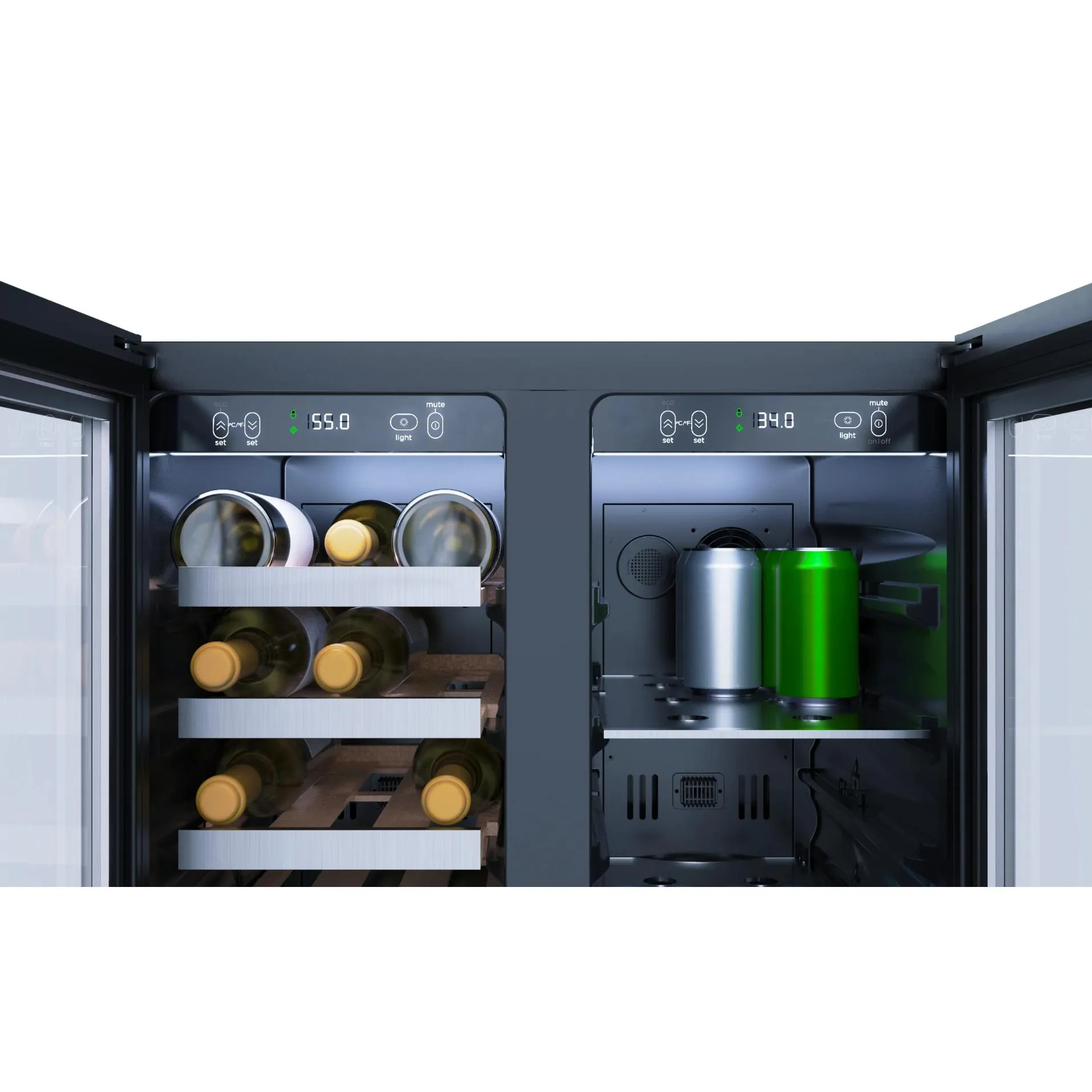 arietta 4.8 cu. ft. French-Door Beverage Center and Wine Center ARBF52SS