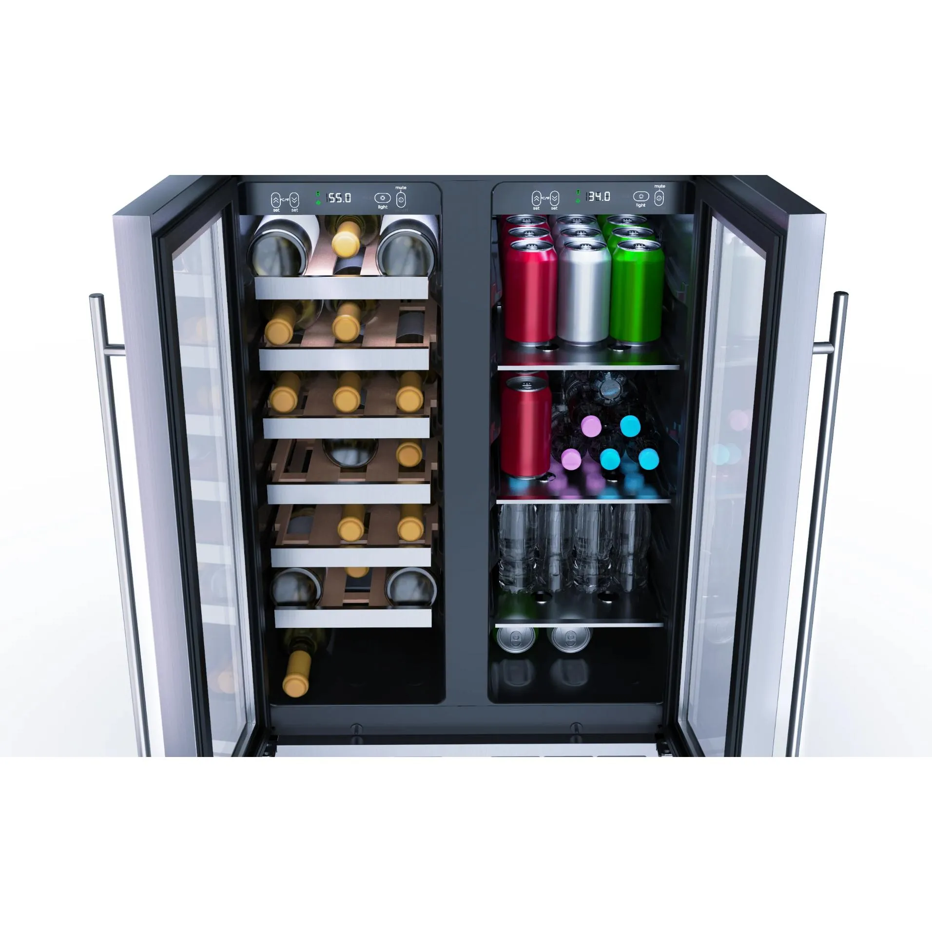 arietta 4.8 cu. ft. French-Door Beverage Center and Wine Center ARBF52SS