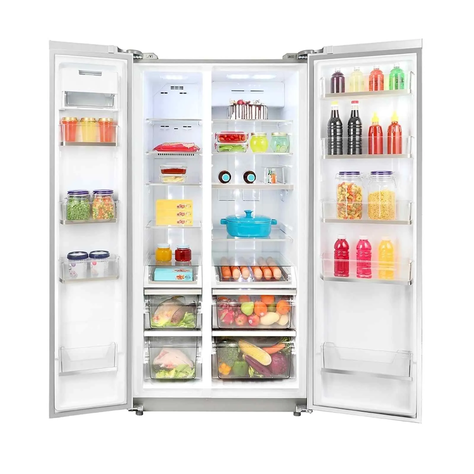 Ariston 557L Active Dual Fresh Side by Side Fridge AS5NI573HGS