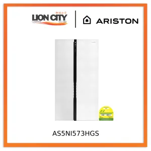 Ariston 557L Active Dual Fresh Side by Side Fridge AS5NI573HGS