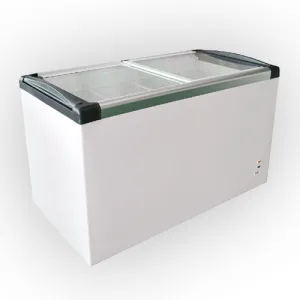 Atosa Glass Top Chest Freezer 420P SD-420P