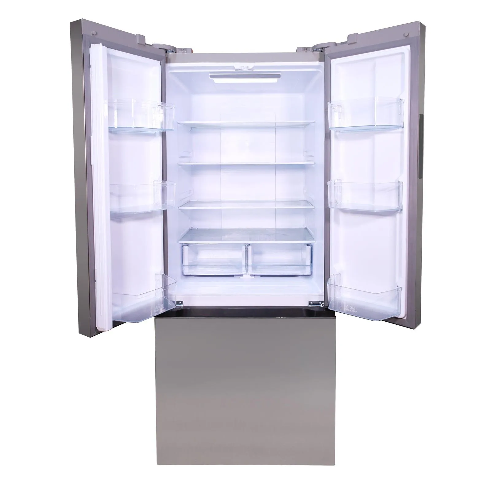 Avanti FFFDS175L3S Avanti Frost Free French Door Refrigerator, 17.5 Cu. Ft. - Stainless Steel / 17.50 Cu. Ft.