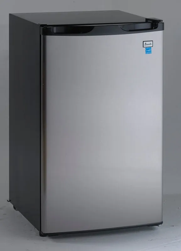 Avanti RM4436SS 4.4 Cf Counterhigh Refrigerator - Black W/Stainless Steel Door