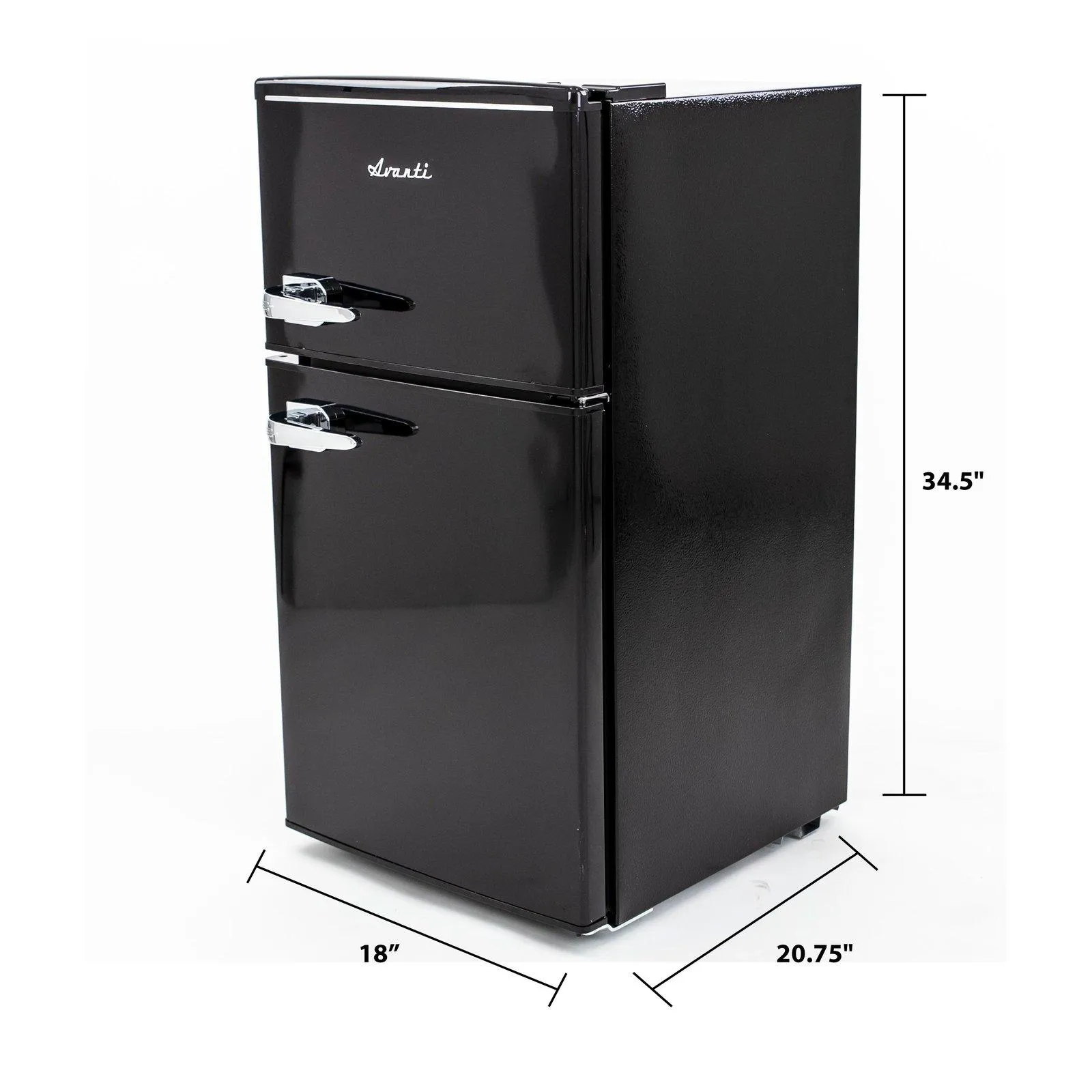 Avanti RMRT30X1BIS 3.0 Cu. Ft. Retro Compact Refrigerator