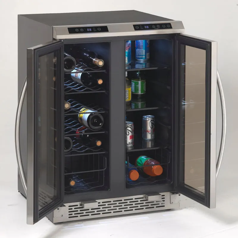 Avanti WBV19DZ Side-By-Side Dual Zone Wine/Beverage Cooler