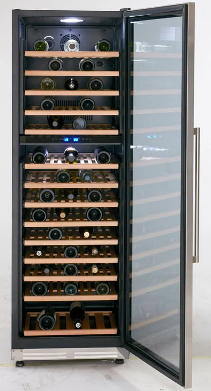 Avanti WCF154S3SD Up To 154 Bottles Designer Series Dual Zone Wine Chiller