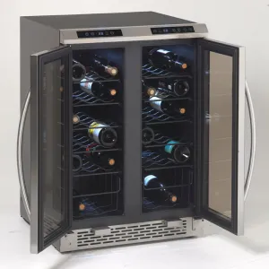 Avanti WCV38DZ Side-By-Side Dual Zone Wine Chiller