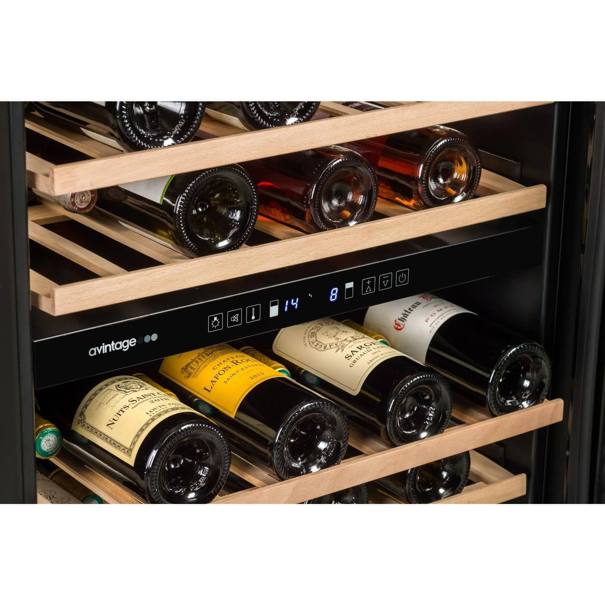 Avintage - 600mm Dual Zone - 44 bottle - Undercounter Wine Cooler - AVU51D82 - WAREHOUSE CLEARANCE