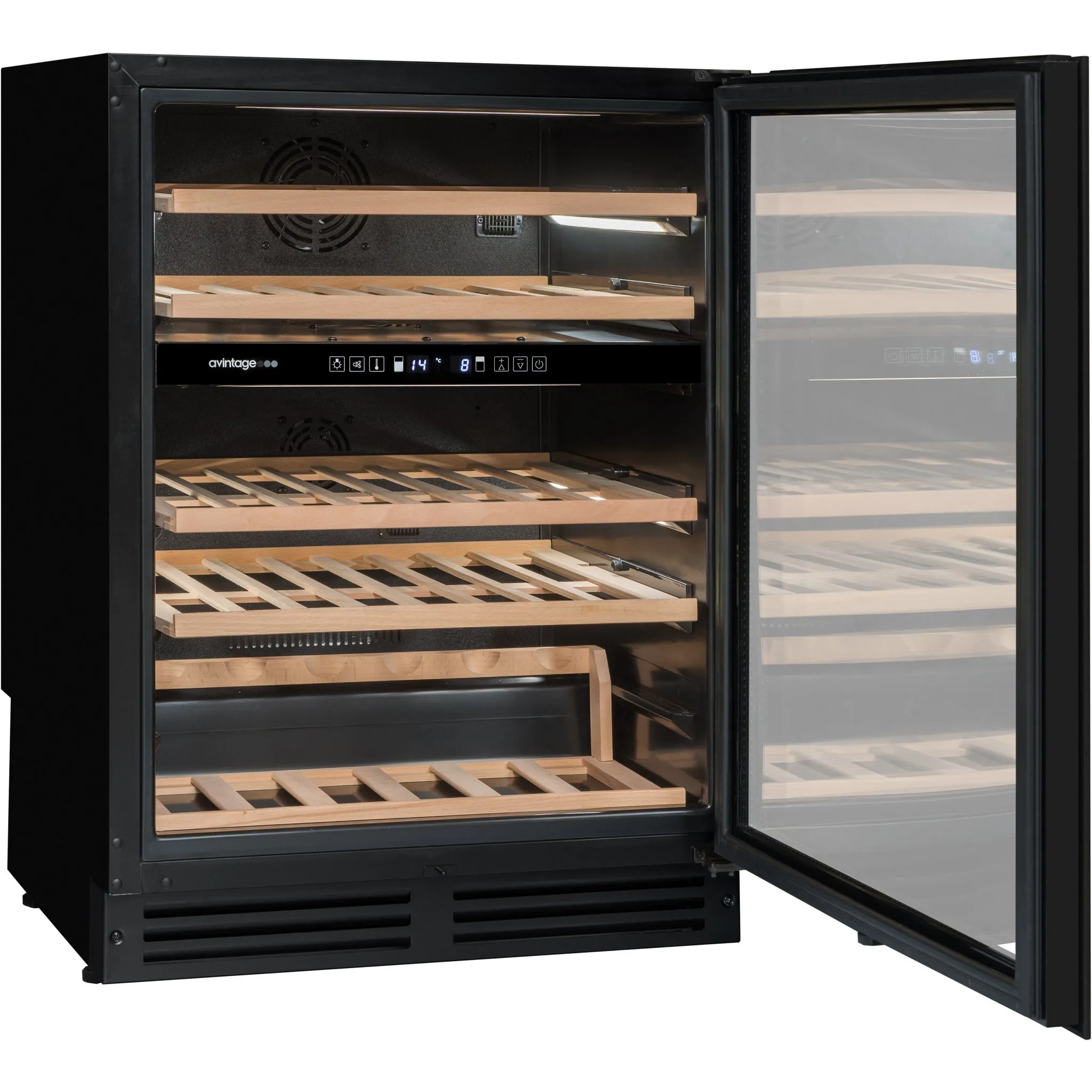 Avintage - 600mm Dual Zone - 44 bottle - Undercounter Wine Cooler - AVU51D82 - WAREHOUSE CLEARANCE