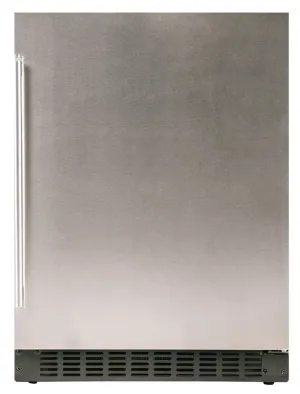 Azure Home Products A124RS Refrigerator 1.0 - 24" Solid Stainless Door