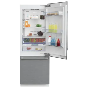 Beko BBBF3019IMWE 30" Freezer Bottom Built-In Refrigerator With Auto Ice Maker And Internal Water Dispenser