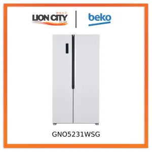 Beko GNO5231WSG Fridge Freezer Side by Side 563 L