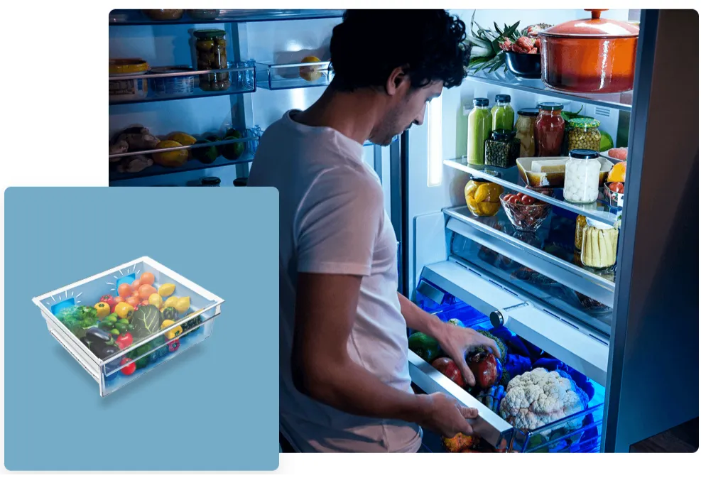 Beko GNO5231WSG Fridge Freezer Side by Side 563 L