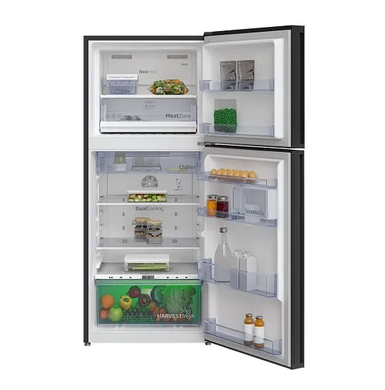 Beko RDNT371E50VZGB Fridge Freezer (Freezer Top, 66 cm)