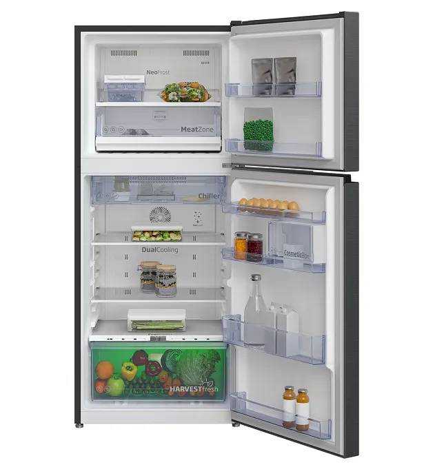 Beko RDNT371E50VZK Fridge Freezer 340L (Freezer Top, 66 cm)