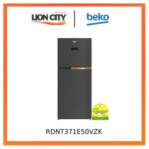 Beko RDNT371E50VZK Fridge Freezer 340L (Freezer Top, 66 cm)