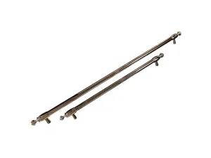 Bertazzoni HERHK36PI Handle Kit For 36 Built-In Refrigerator Stainless Steel