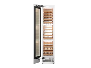 Bertazzoni REF18WCBPLV 18" Built-In Wine Cellar Column Panel Ready Left Hand Door