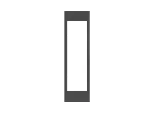 Bertazzoni SP24WCC Carbonio Front Panel For 24" Built-In Wine Columns Carbonio