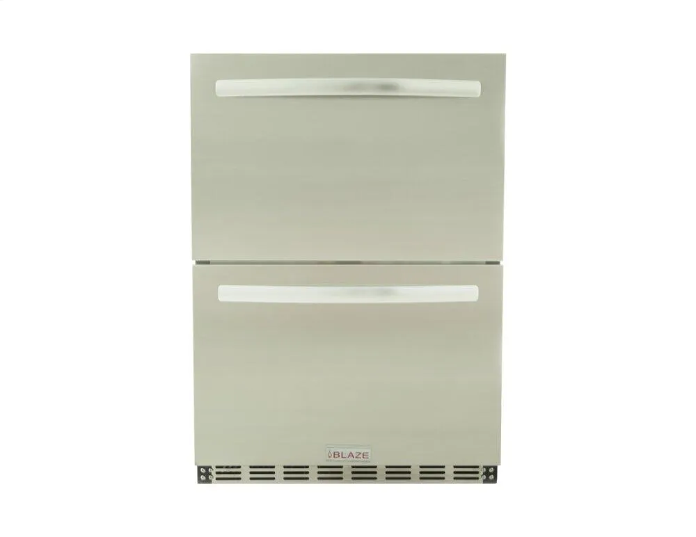 Blaze Grills BLZSSRFDBDR51 Blaze Double Drawer 5.1 Cu. Ft. Refrigerator