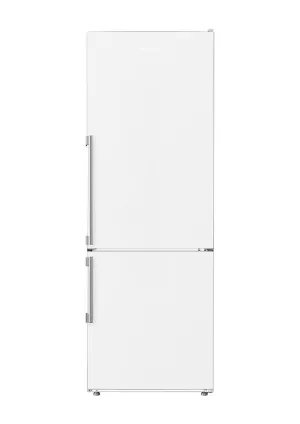 Blomberg Appliances BRFB1045WH 24In Counter Depth 11.43 Cuft Bottom Freezer Fridge With Full Frost Free, White