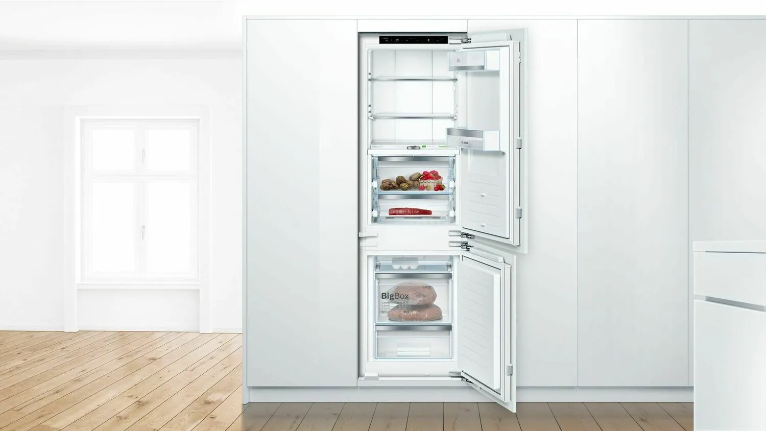 Bosch B09IB91NSP 800 Series Built-In Bottom Freezer Refrigerator B09Ib91Nsp