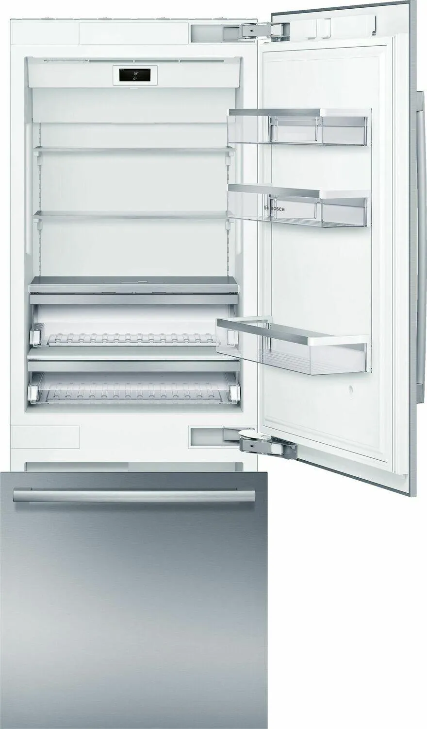 Bosch B30BB935SS Benchmark Built-In Bottom Freezer Refrigerator 30'' B30Bb935Ss