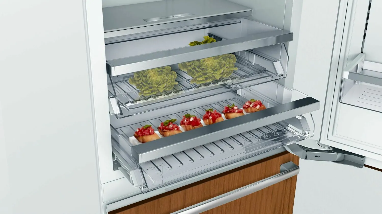 Bosch B30IB900SP Benchmark Built-In Bottom Freezer Refrigerator 30'' B30Ib900Sp