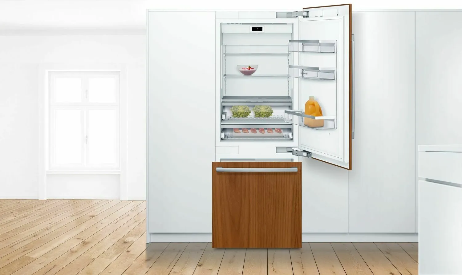 Bosch B30IB900SP Benchmark Built-In Bottom Freezer Refrigerator 30'' B30Ib900Sp