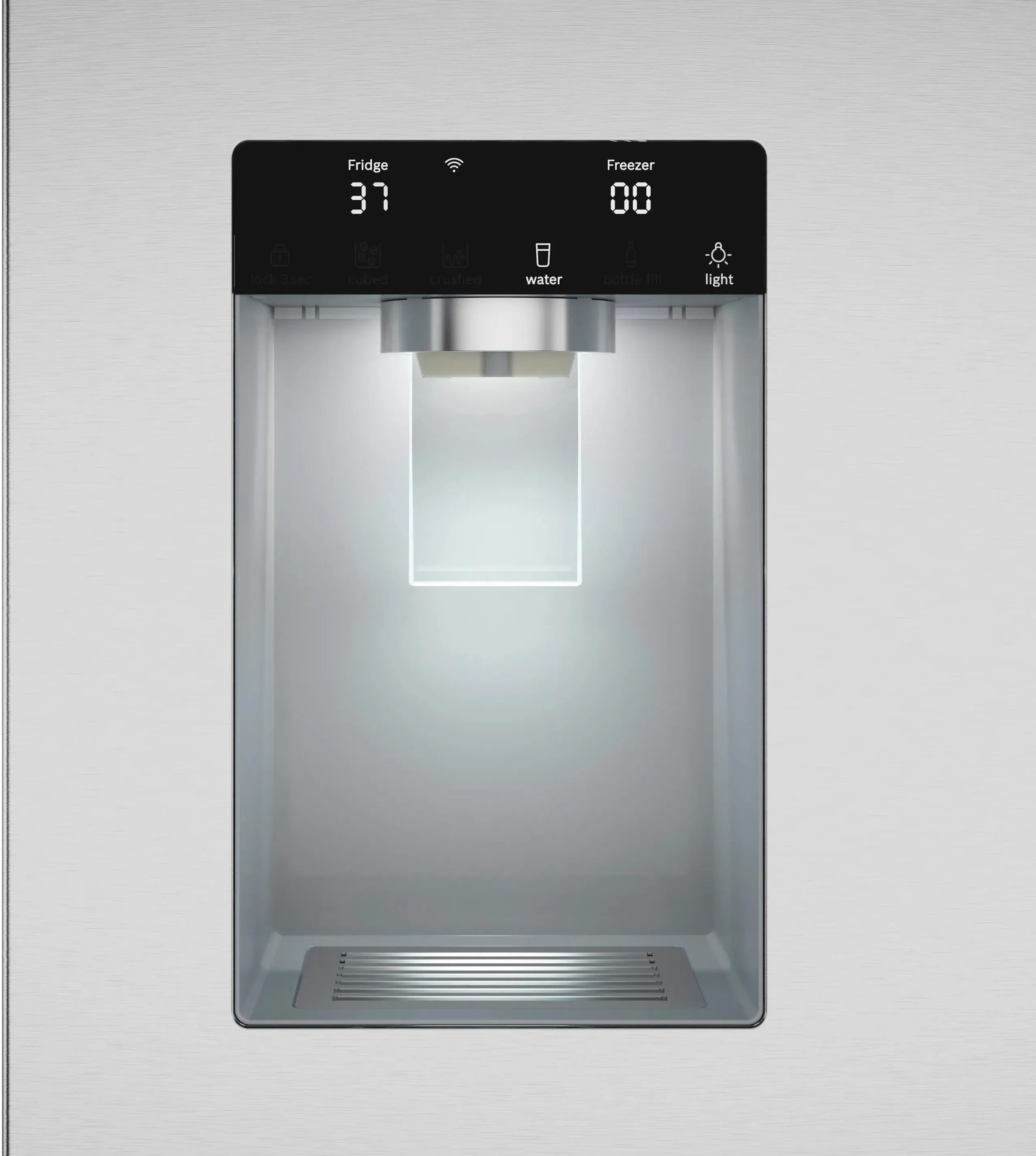 Bosch B36CD10ENS 100 Series French Door Bottom Mount Refrigerator 36" Stainless Steel (With Anti-Fingerprint), Total No Frost