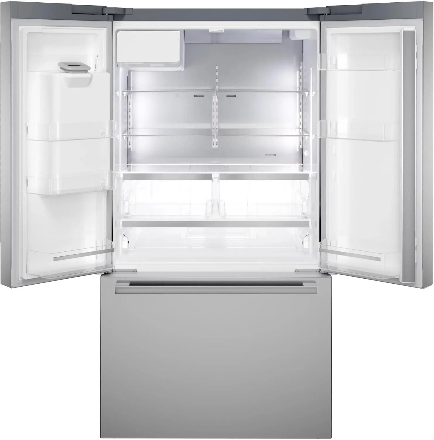 Bosch B36CD52SNS 500 Series French Door Bottom Mount Refrigerator 36" Stainless Steel (With Anti-Fingerprint), Total No Frost