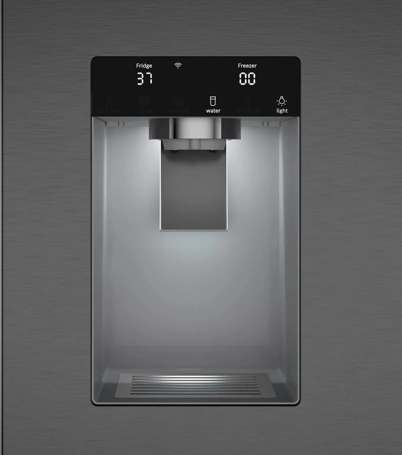 Bosch B36FD52SNB 500 Series French Door Bottom Mount Refrigerator 36" Black Stainless Steel