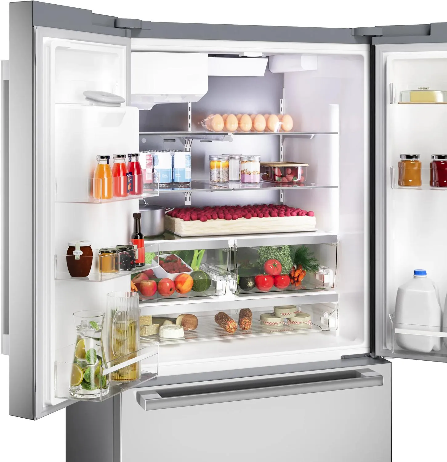 Bosch B36FD52SNS 500 Series French Door Bottom Mount Refrigerator 36" Stainless Steel (With Anti-Fingerprint)