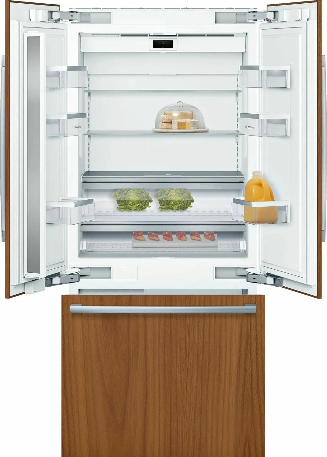 Bosch B36IT905NP Benchmark Built-In Bottom Freezer Refrigerator 36'' B36It905Np