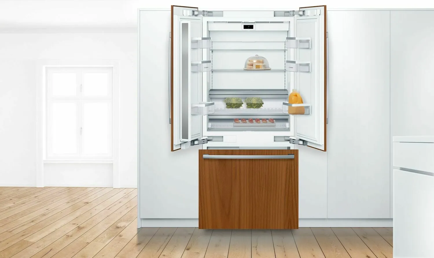 Bosch B36IT905NP Benchmark Built-In Bottom Freezer Refrigerator 36'' B36It905Np