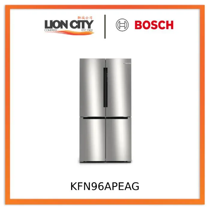 Bosch KFN96APEAG Series 6 French door bottom freezer, multi door 183 x 90.5 cm Inox-easyclean