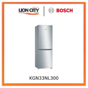 Bosch KGN33NL30O Series 2 Free-standing fridge-freezer with freezer at bottom 176 x 60 cm Stainless steel look