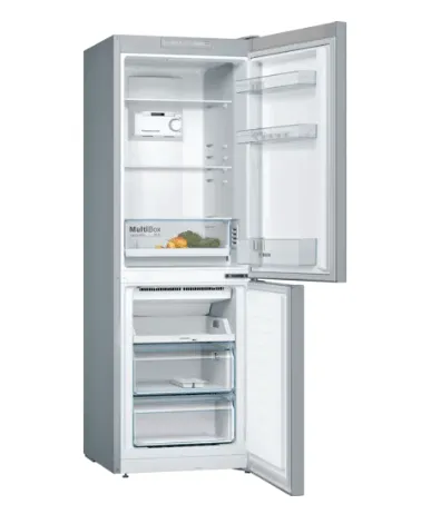 Bosch KGN33NL30O Series 2 Free-standing fridge-freezer with freezer at bottom 176 x 60 cm Stainless steel look