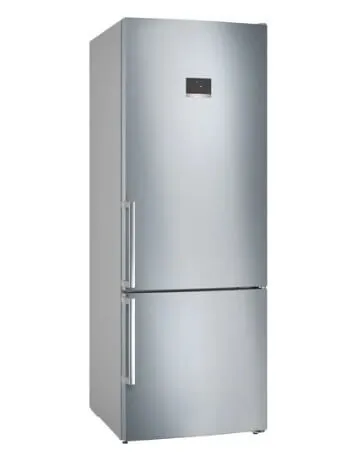 Bosch KGN56CI41J Series 4 free-standing fridge-freezer with freezer at bottom 193 x 70 cm Stainless steel (with anti-fingerprint)