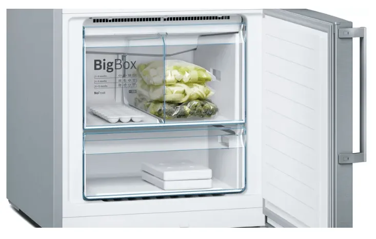 Bosch KGN56XI40J Series 4 Free-standing fridge-freezer with freezer at bottom 193 x 70 cm Stainless steel