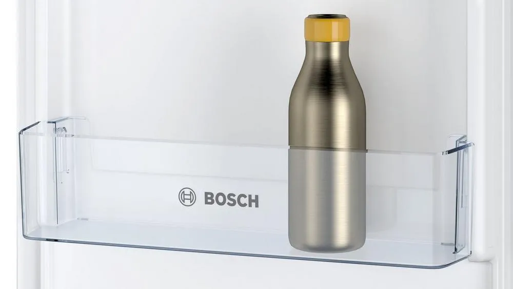 Bosch Series 2 KIN85NSE0G Integrated Frost Free Fridge Freezer with Sliding Door Fixing Kit - White - E Rated