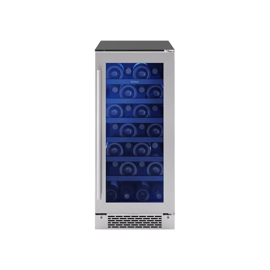 Brisas By Zephyr BWN15C01AG Brisas 15" Single Zone Wine Cooler